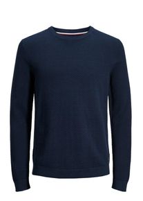 PRODUKT, Herren Rundhalsausschnitt-Strickpullover, Navy