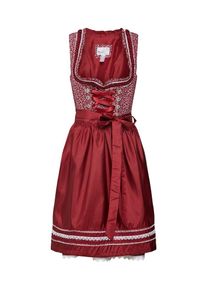 Marjo, Damen Dirndl 'Doica', Mischfarben / Bordeaux