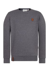 Naketano, Herren Sweatshirt 'Sheriff Von Huckingen', Dunkelgrau