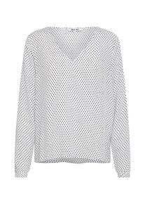 ABOUT YOU, Damen Bluse 'Maresa', Schwarz / Weiß