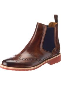 Melvin & Hamilton MELVIN & HAMILTON, Damen Chelsea Boots 'Selina 6', Dunkelblau / Braun