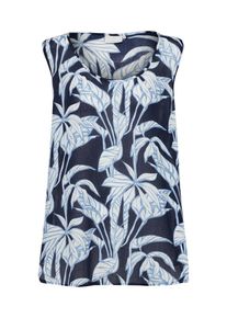 Kaffe, Damen Top 'Mette', Marine / Hellblau