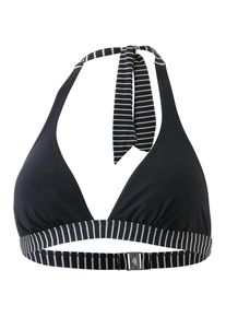 Marc O'Polo Marc O'Polo, Damen Bikini Oberteil, Nachtblau / Weiß