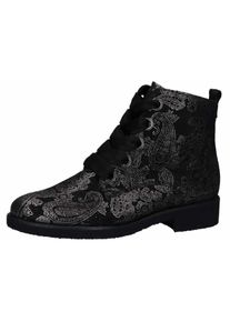 Gabor, Damen Stiefel, Schwarz / Silber