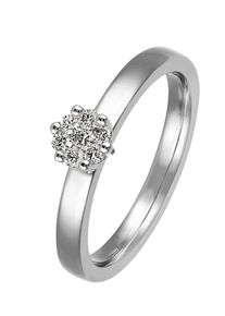 Christ, Damen Ring 'Diamonds', Gold / Silber / Weiß