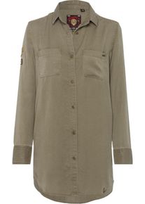 Superdry, Damen Blusenkleid 'CORA', Khaki