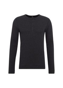BOSS, Herren Henley-Shirt 'Trix', Schwarz