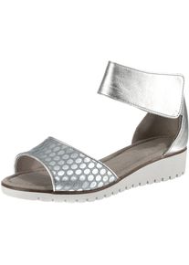 Gabor, Damen Sandaletten, Silber / Wei&szlig;