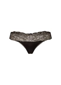 Calvin Klein Underwear, Damen String mit Spitzendetails 'Thong', Schwarz