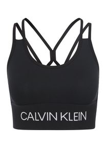 Calvin Klein Performance, Damen Sport-BH, Schwarz / Weiß