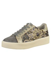 s.Oliver RED LABEL, Damen Sneaker, Gold / Grau