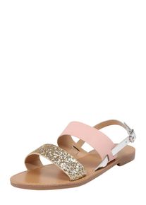Only, Damen Sandale 'MANDALA MIX SANDAL', Gold / Rosa