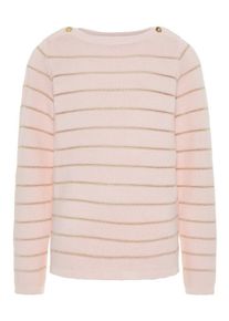 name it, M&auml;dchen Pullover, Gold / Hellpink