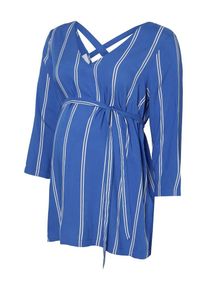 MAMALICIOUS, Damen Umstandstop, Royalblau / Weiß