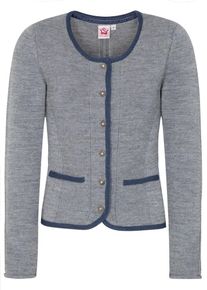 Spieth & Wensky SPIETH & WENSKY, Damen Strickjacke 'Kletine', Marine / Silbergrau