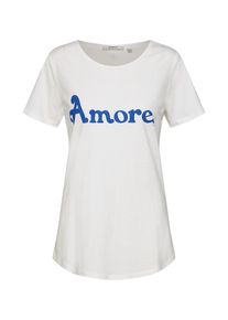Garcia, Damen T-Shirt, Blau / Weiß