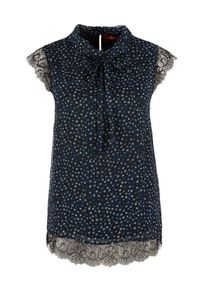 s.Oliver RED LABEL, Damen Blusentop, Mischfarben / Schwarz