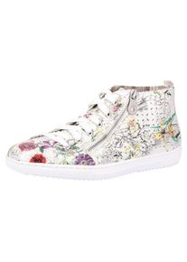Rieker, Damen Sneaker, Mischfarben / Wei&szlig;
