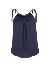 s.Oliver RED LABEL, Damen Blusentop, Dunkelblau