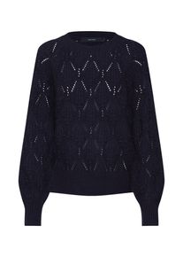 Véro Moda VERO MODA, Damen Pullover 'VMROSETTA LS O-NECK BLOUSE KI', Nachtblau