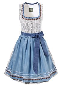 Hammerschmid, Damen Dirndl, Blau / Hellblau / Weiß