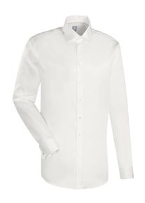 Jacques Britt, Herren City-Hemd ' Slim Fit ', Naturwei&szlig;