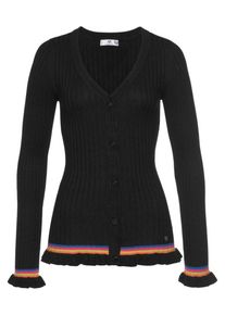 AJC, Damen Cardigan, Mischfarben / Schwarz
