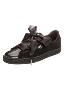 Puma, Damen Sneaker 'Suede Heart Bubble', Schwarz