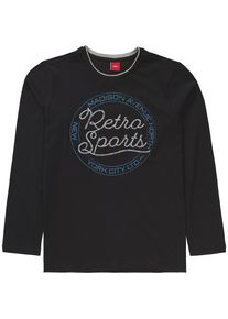 s.Oliver Junior, Longsleeve, Blau / Schwarz / Wei&szlig;