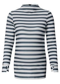 Supermom, Damen Top 'Striped', Schwarz / Wei&szlig;