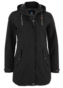 Polarino, Damen Parka, Schwarz