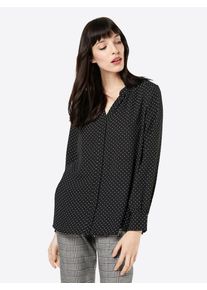 Selected Femme, Damen Bluse 'SFDAMINA', Schwarz / Weiß