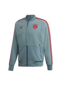 adidas Performance, Herren Trainingsjacke 'FC Bayern M&uuml;nchen', Jade / Feuerrot