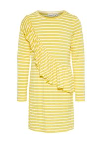 name it, Mädchen Kleid, Gelb / Weiß