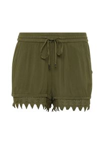 Tom Tailor, Damen Shorts, Oliv