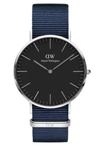 Daniel Wellington, Herren Uhr 'Classic 40 Bayswater DW00100278', Navy / Schwarz / Silber
