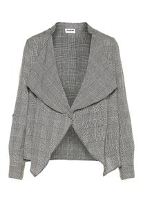 Noisy may, Damen Blazer, Grau / Wei&szlig;