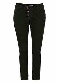 PLEASE, Damen Boyfriend-Jeans 'P78A', Black Denim