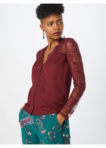 Fashion Union, Damen Bluse 'ELIZABETH', Burgunder