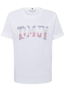 Tommy Hilfiger, Damen T-Shirt 'Tyara', Wei&szlig;