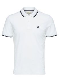 Selected Homme, Herren Poloshirt 'SHHNEWSEASON SS NOOS', Wei&szlig;