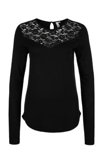 Q/S Designed By, Damen Shirt, Schwarz