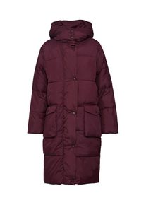Missguided, Damen 'LONGLINE PUFFER JACKET', Burgunder