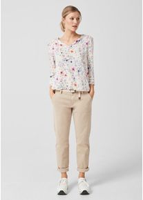 s.Oliver RED LABEL, Damen Bluse, Mischfarben / Weiß