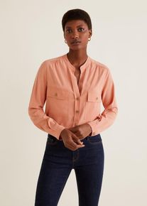 Mango, Damen Hemd 'Ona', Lachs