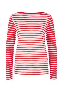 s.Oliver RED LABEL, Damen Shirt, Rot / Wei&szlig;