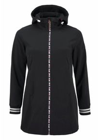 OCEAN SPORTSWEAR, Damen Softshelljacke, Hellrot / Schwarz / Wei&szlig;