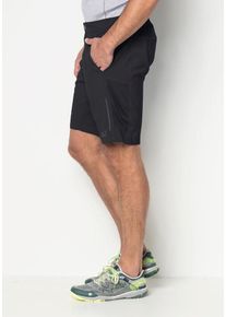 Jack Wolfskin, Herren Trainingsshorts 'PASSION TRAIL XT SHORTS', Schwarz