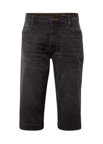 Tom Tailor, Herren Shorts 'Morris', Black Denim