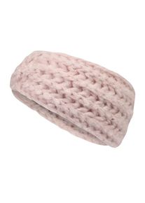 Zwillingsherz, Damen Stirnband aus Grobstrick, Rosa